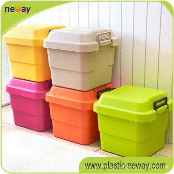 Large New Design Cheap Colorful Household PP Plastic Storage Box for Household